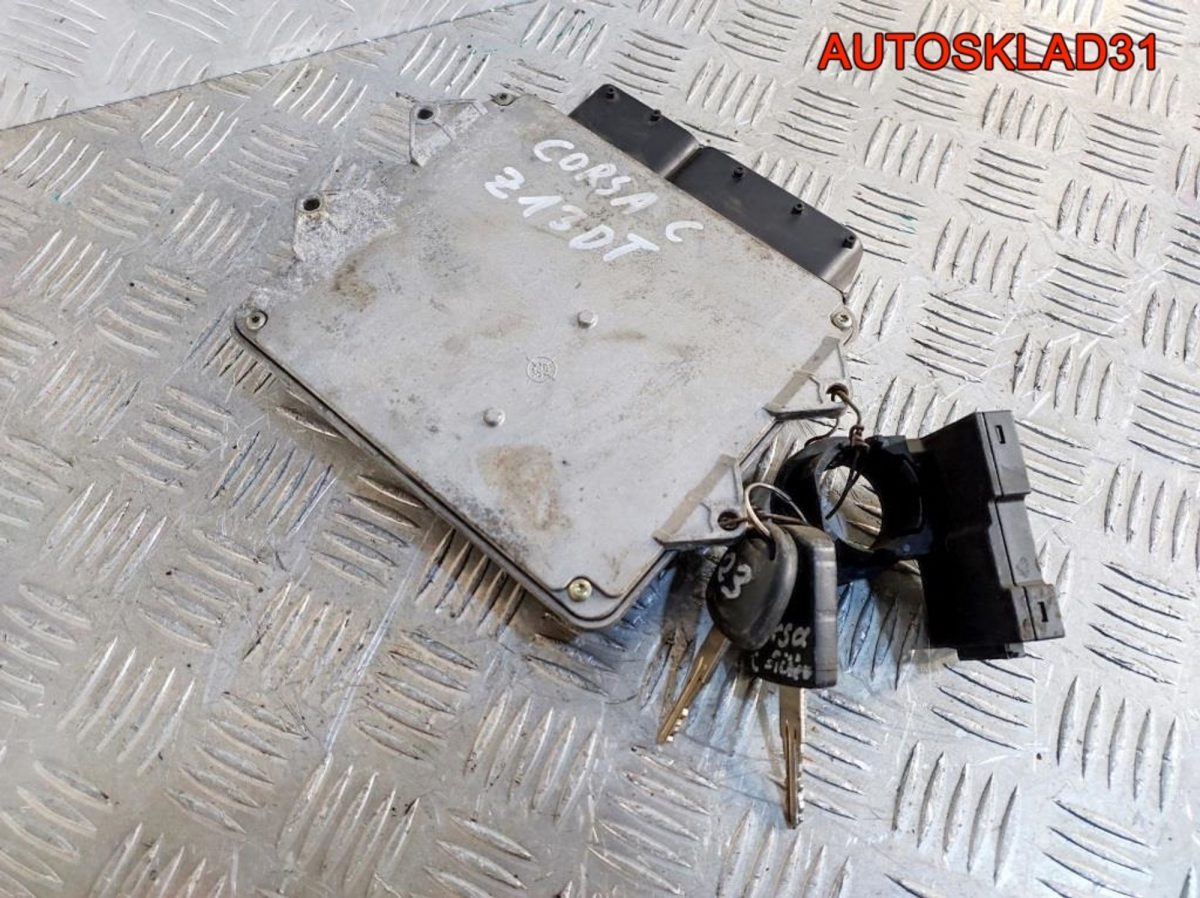 Блок эбу комплект Opel Corsa C 1,3 Z13DT 55190069 - АвтоСклад31.рф - авторазборка контрактные б/у запчасти в г. Белгород