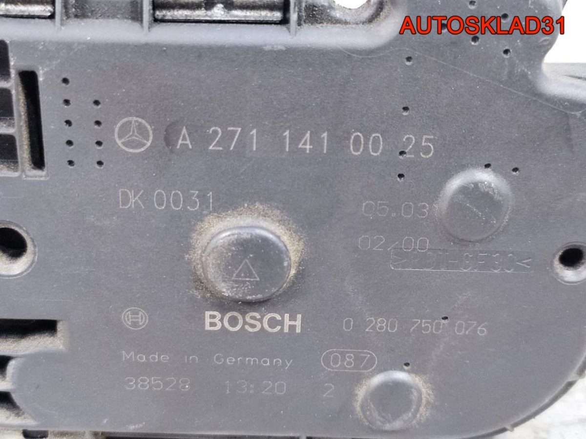 Заслонка дроссельная Mercedes Benz W203 2711410025 - АвтоСклад31.рф - авторазборка контрактные б/у запчасти в г. Белгород