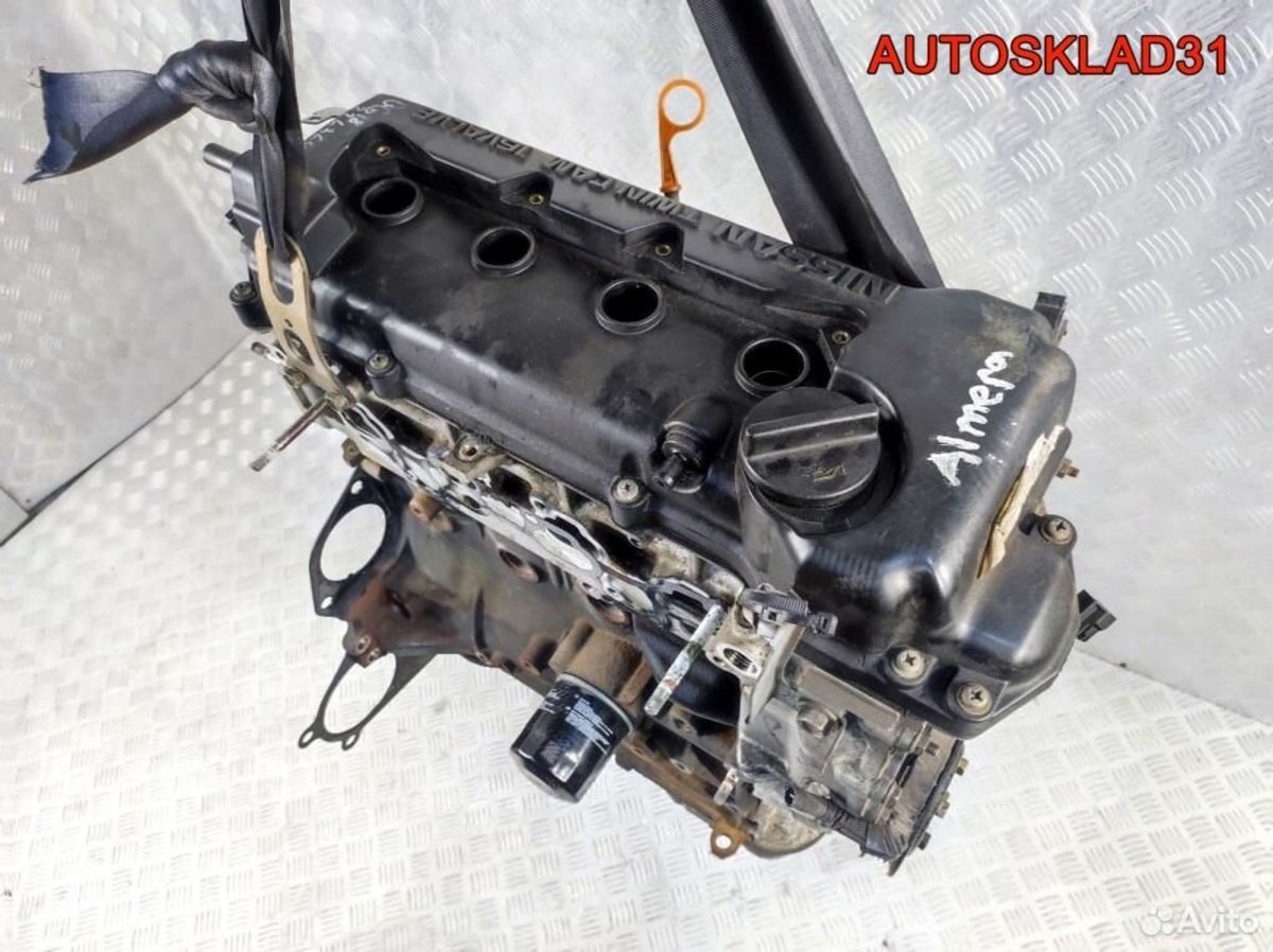 Двигатель QG18 Nissan Almera N16 1.8 Бензин - АвтоСклад31.рф - авторазборка контрактные б/у запчасти в г. Белгород