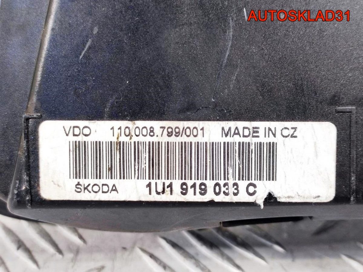 Панель приборов Skoda Octavia A4 AGU 1U1919033C - АвтоСклад31.рф - авторазборка контрактные б/у запчасти в г. Белгород