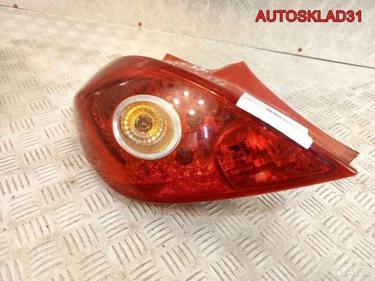 Фонарь задний левый Opel Corsa D 13186350 Хетчбэк - АвтоСклад31.рф - авторазборка контрактные б/у запчасти в г. Белгород