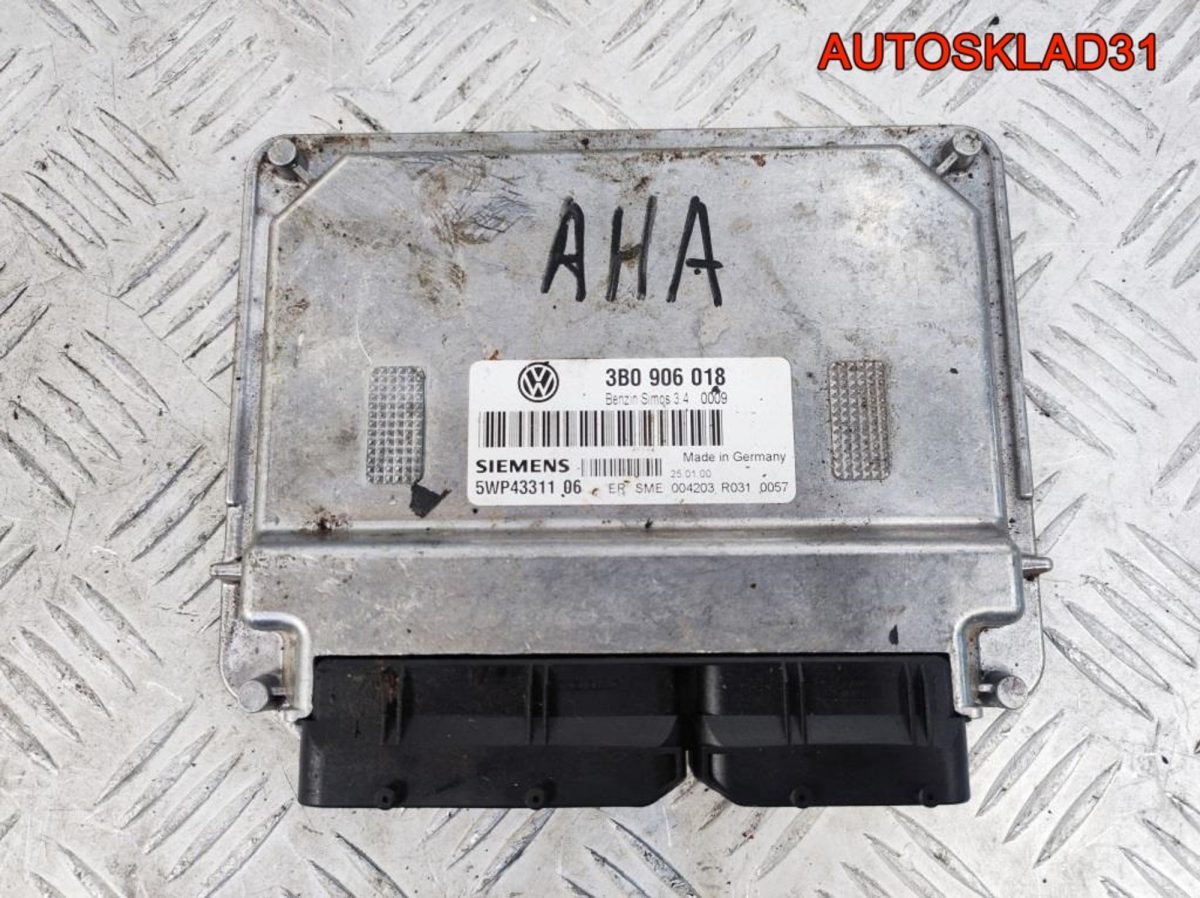 Блок Эбу Volkswagen Passat B5 1.6 ANA 3B0906018 - АвтоСклад31.рф - авторазборка контрактные б/у запчасти в г. Белгород