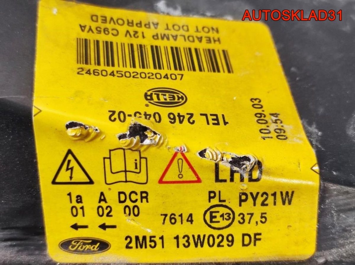 Фары Ксенон Комплект Ford Focus 2M5113W029DF Рест - АвтоСклад31.рф - авторазборка контрактные б/у запчасти в г. Белгород