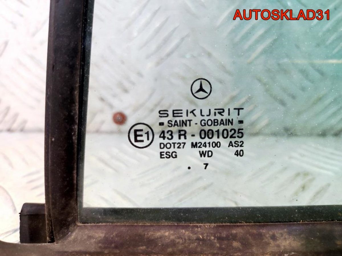 Форточка двери задней левой Mercedes W210 Седан - АвтоСклад31.рф - авторазборка контрактные б/у запчасти в г. Белгород
