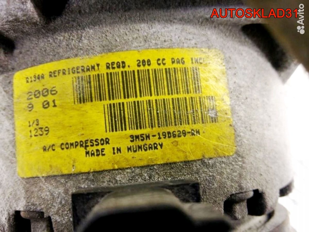 Компрессор кондиционера Ford Focus 2 3M5H19D629RH - АвтоСклад31.рф - авторазборка контрактные б/у запчасти в г. Белгород