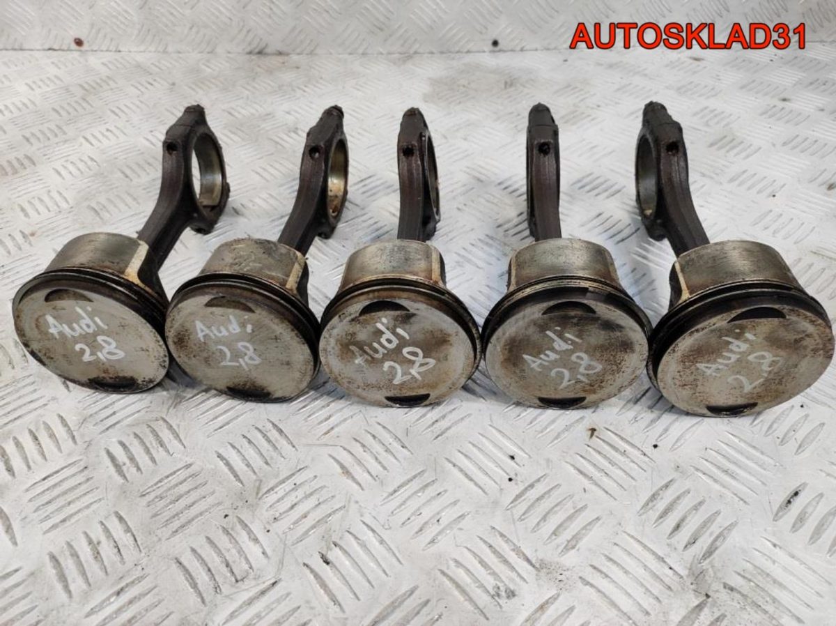 Поршень с шатуном Audi A6 C5 2,8 ACK 078107065AC - АвтоСклад31.рф - авторазборка контрактные б/у запчасти в г. Белгород