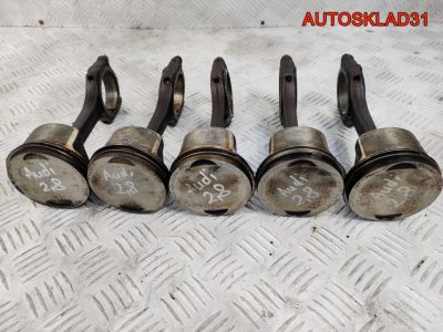 Поршень с шатуном Audi A6 C5 2,8 ACK 078107065AC - АвтоСклад31.рф - авторазборка контрактные б/у запчасти в г. Белгород