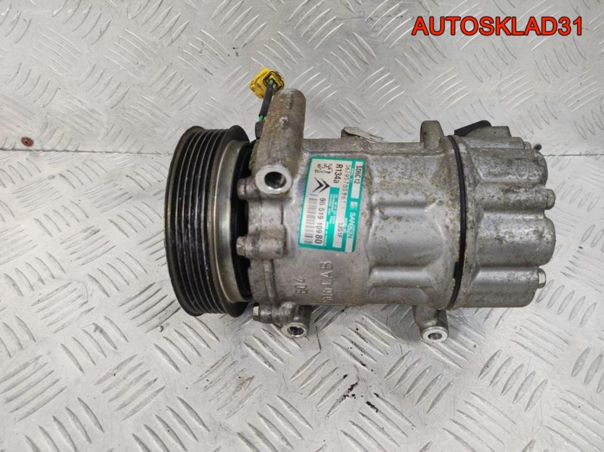 Компрессор кондиционера Peugeot 307 9651910980 - АвтоСклад31.рф - авторазборка контрактные б/у запчасти в г. Белгород