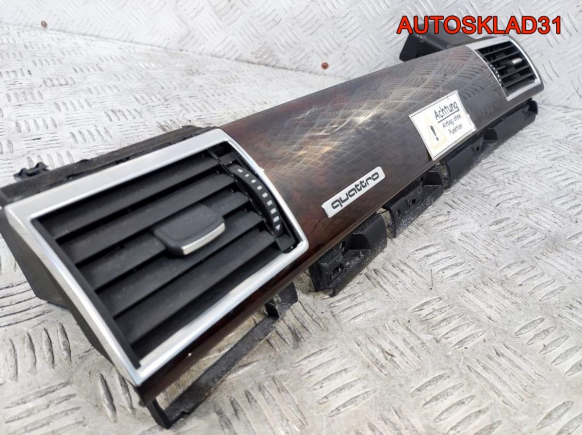 Накладка декоративная торпедо Audi A8 4E1857186H - АвтоСклад31.рф - авторазборка контрактные б/у запчасти в г. Белгород