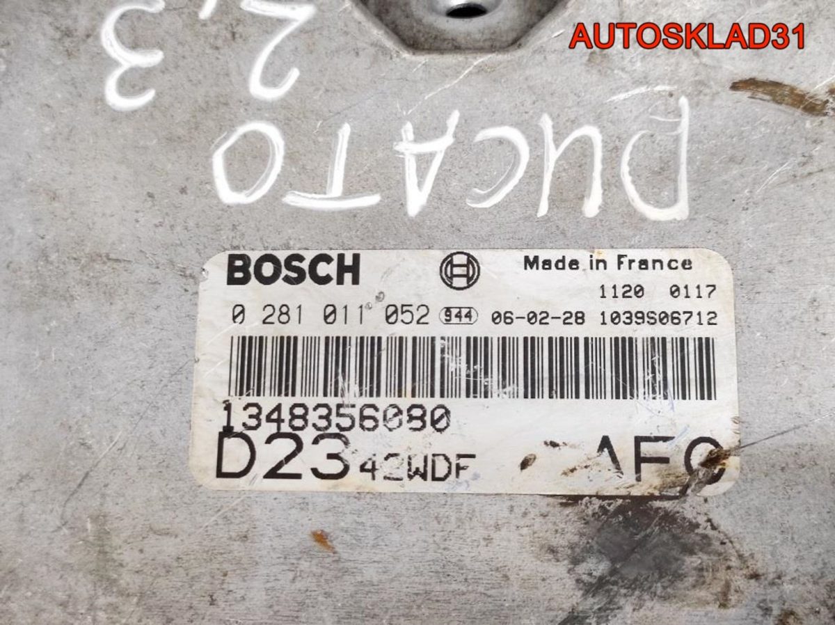 Блок ЭБУ Fiat Ducato 2,3 JTD 0281011052 - АвтоСклад31.рф - авторазборка контрактные б/у запчасти в г. Белгород