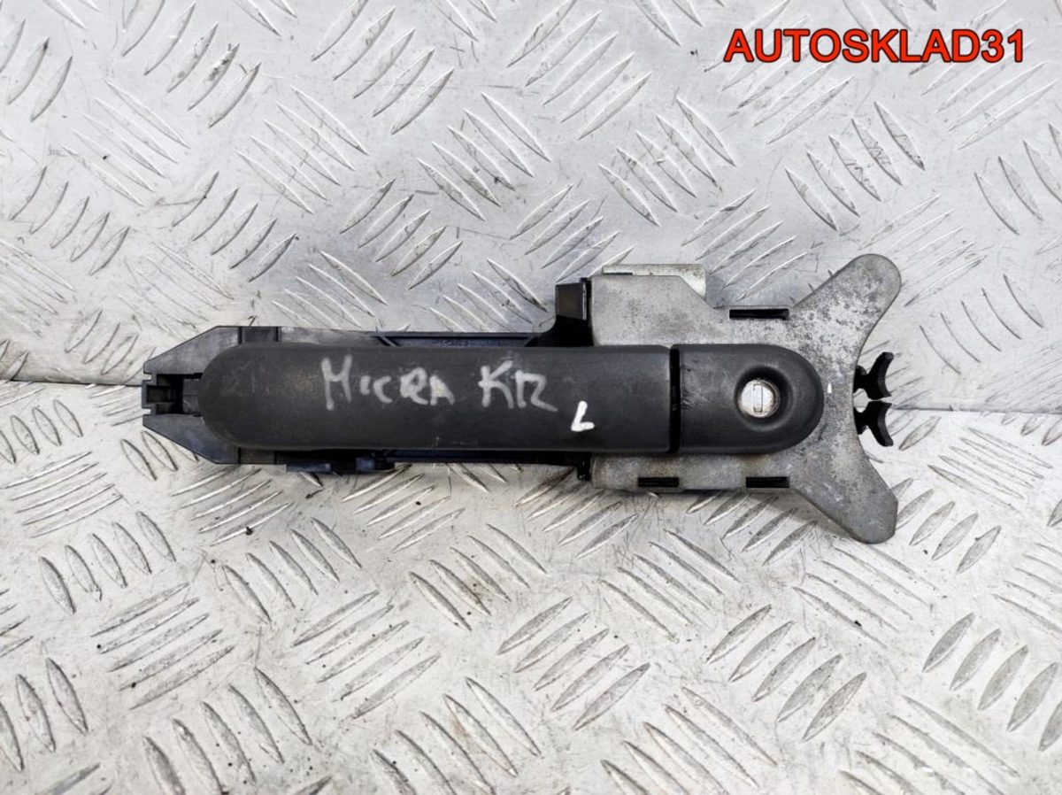 Ручка двери передняя левая Nissan Micra K12E - АвтоСклад31.рф - авторазборка контрактные б/у запчасти в г. Белгород