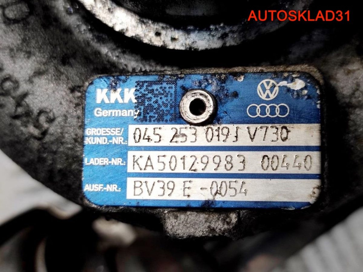 Турбина Skoda Fabia 2 1,4 BMS TDI 045253019J - АвтоСклад31.рф - авторазборка контрактные б/у запчасти в г. Белгород