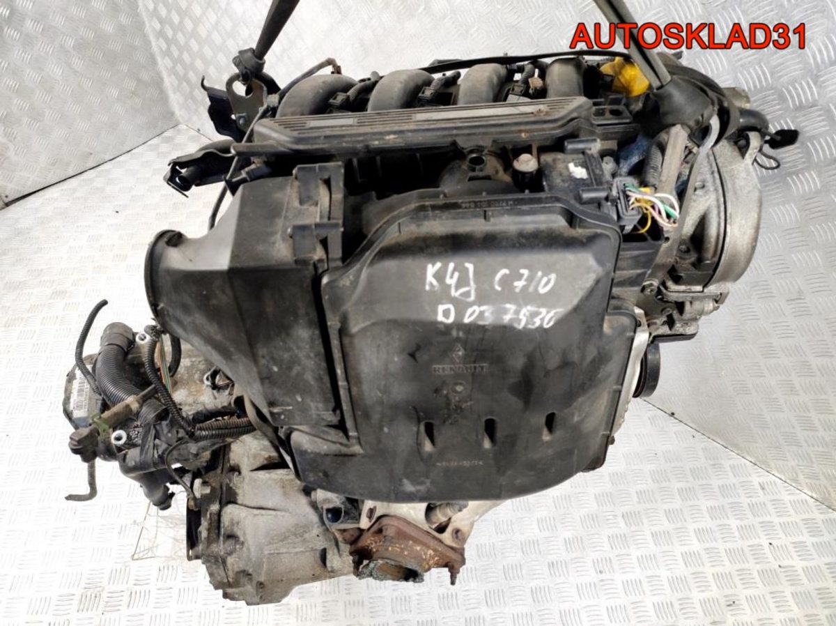 Двигатель K4J 710 Renault Clio 2 1.4 Бензин - АвтоСклад31.рф - авторазборка контрактные б/у запчасти в г. Белгород
