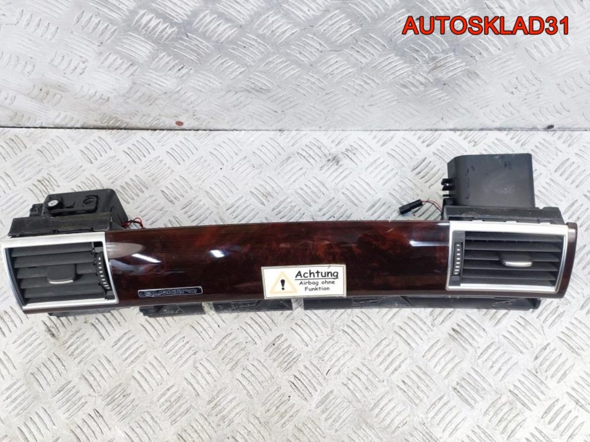 Накладка декоративная торпедо Audi A8 4E1857186H - АвтоСклад31.рф - авторазборка контрактные б/у запчасти в г. Белгород