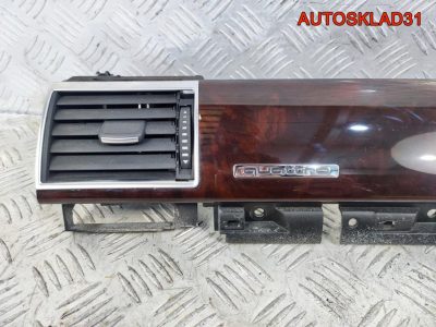 Накладка декоративная торпедо Audi A8 4E1857186H - АвтоСклад31.рф - авторазборка контрактные б/у запчасти в г. Белгород