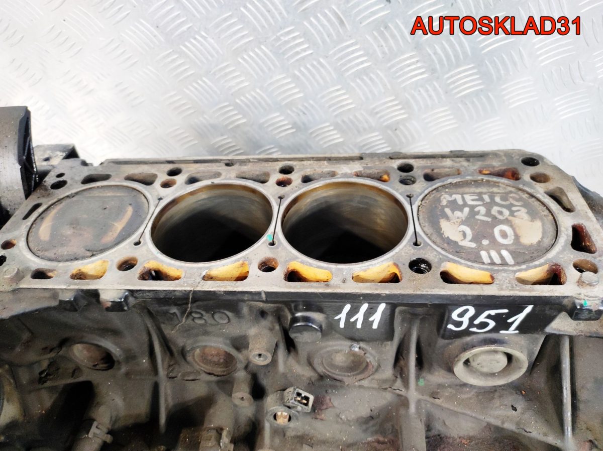 Блок двигателя M111.951 Mercedes Benz W203 Бензин - АвтоСклад31.рф - авторазборка контрактные б/у запчасти в г. Белгород