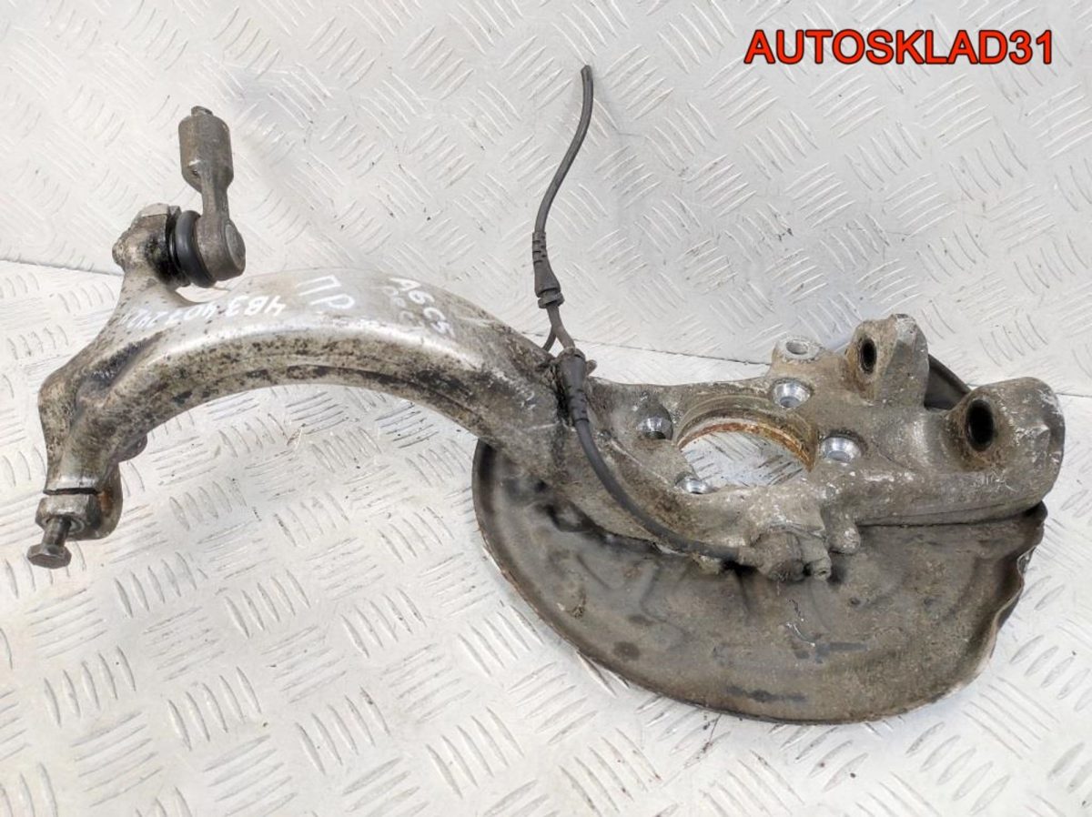 Кулак передний правый Audi A6 C5 4B3407242H - АвтоСклад31.рф - авторазборка контрактные б/у запчасти в г. Белгород