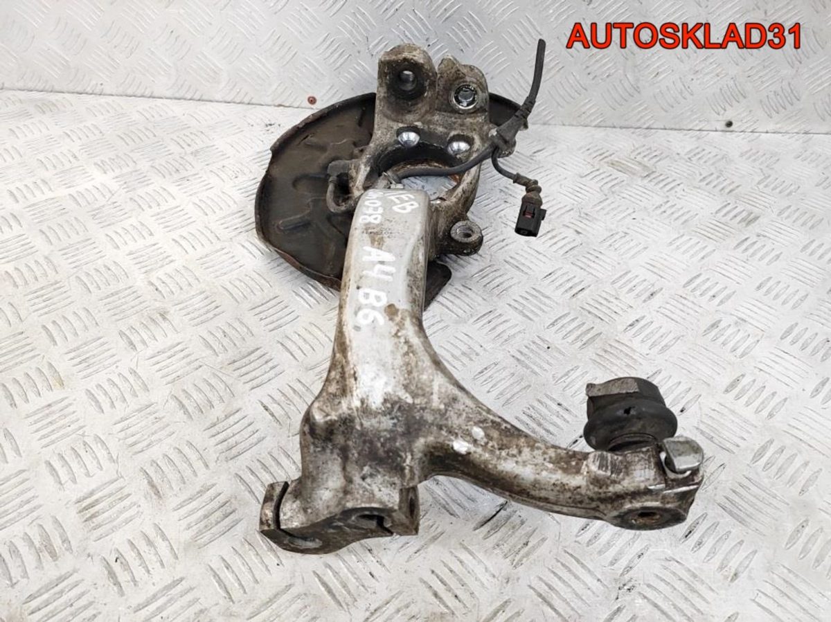 Кулак передний левый Audi A4 B6 8E0407241E - АвтоСклад31.рф - авторазборка контрактные б/у запчасти в г. Белгород