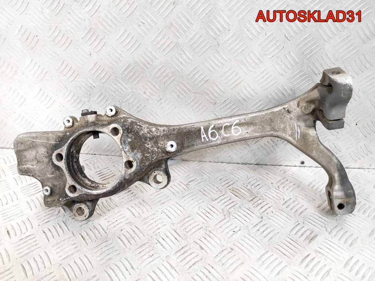 Кулак передний левый Audi A6 C6 4F0407241E - АвтоСклад31.рф - авторазборка контрактные б/у запчасти в г. Белгород