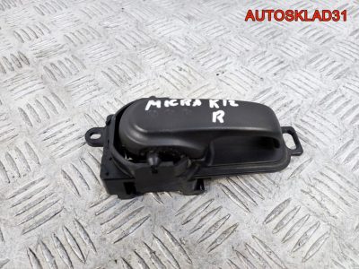 Ручка внутренняя передняя правая Nissan Micra K12 - АвтоСклад31.рф - авторазборка контрактные б/у запчасти в г. Белгород