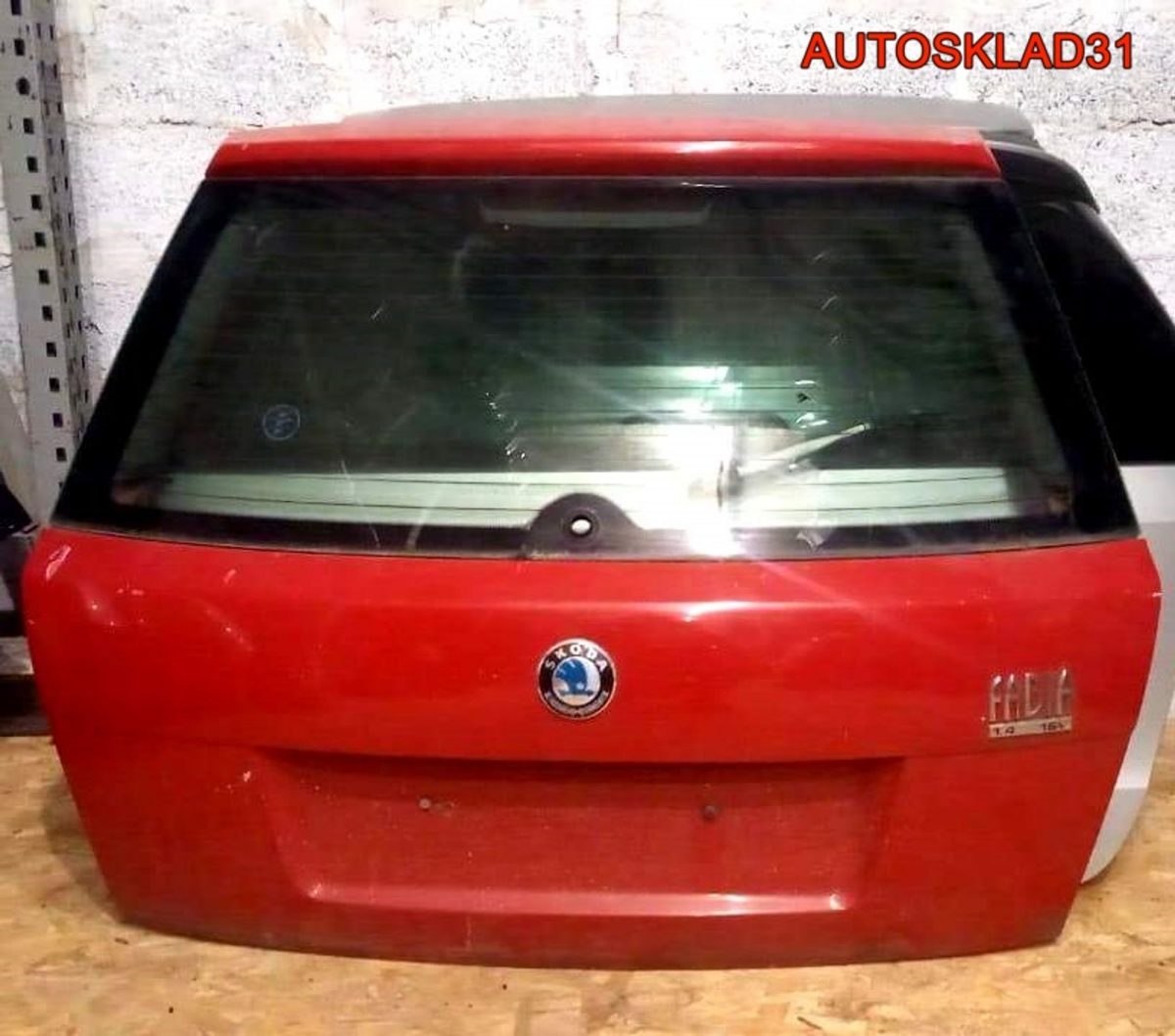 Дверь багажника Skoda Fabia 6Y0827025 Хетчбэк - АвтоСклад31.рф - авторазборка контрактные б/у запчасти в г. Белгород