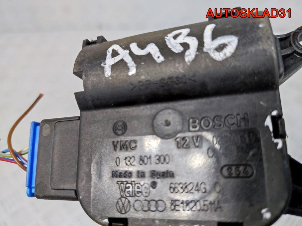 Моторчик заслонки отопителя Audi A4 B6 8E1820511A - АвтоСклад31.рф - авторазборка контрактные б/у запчасти в г. Белгород