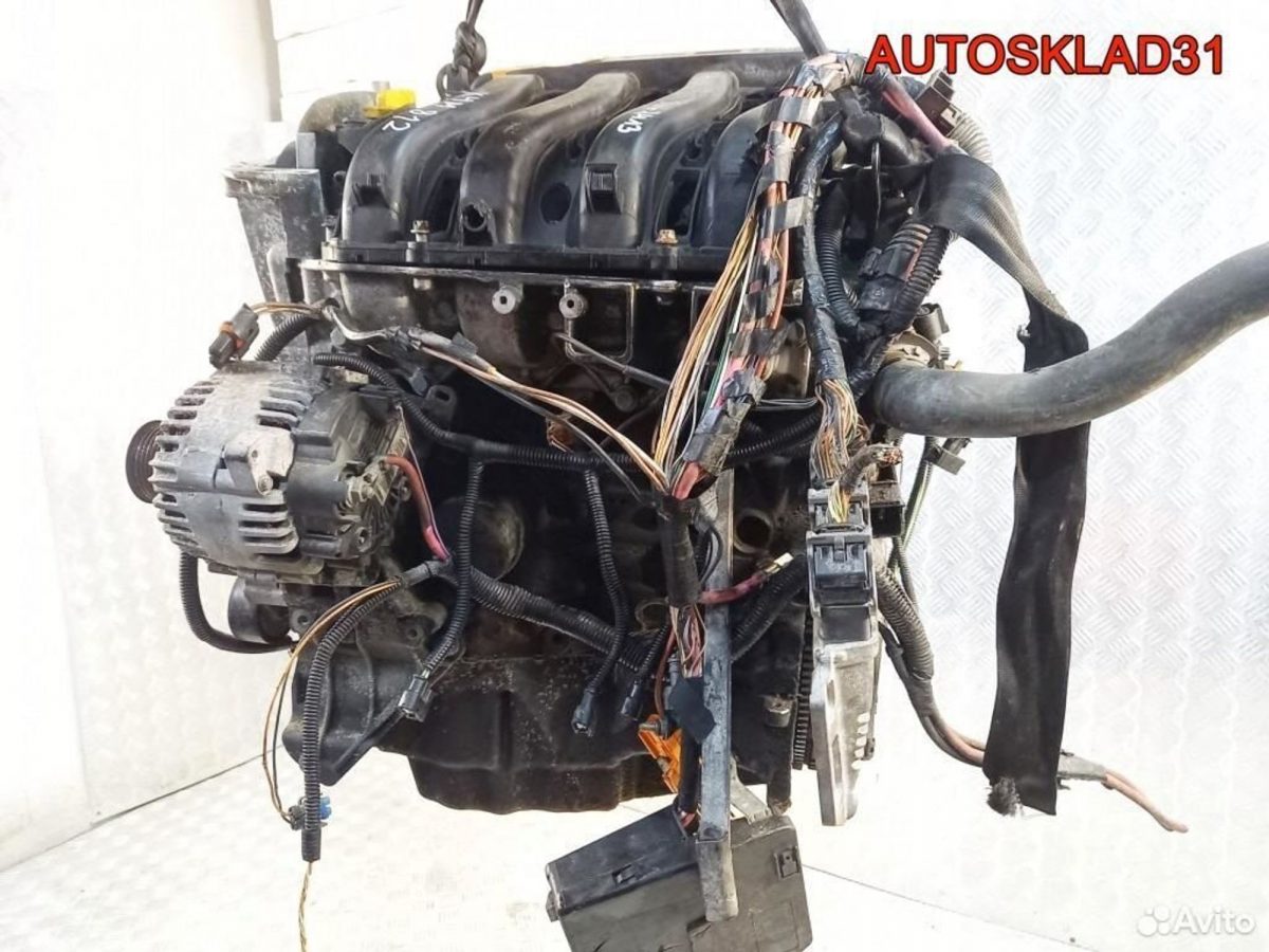 Двигатель K4M812 Renault Megane 2 1.6 Бензин - АвтоСклад31.рф - авторазборка контрактные б/у запчасти в г. Белгород
