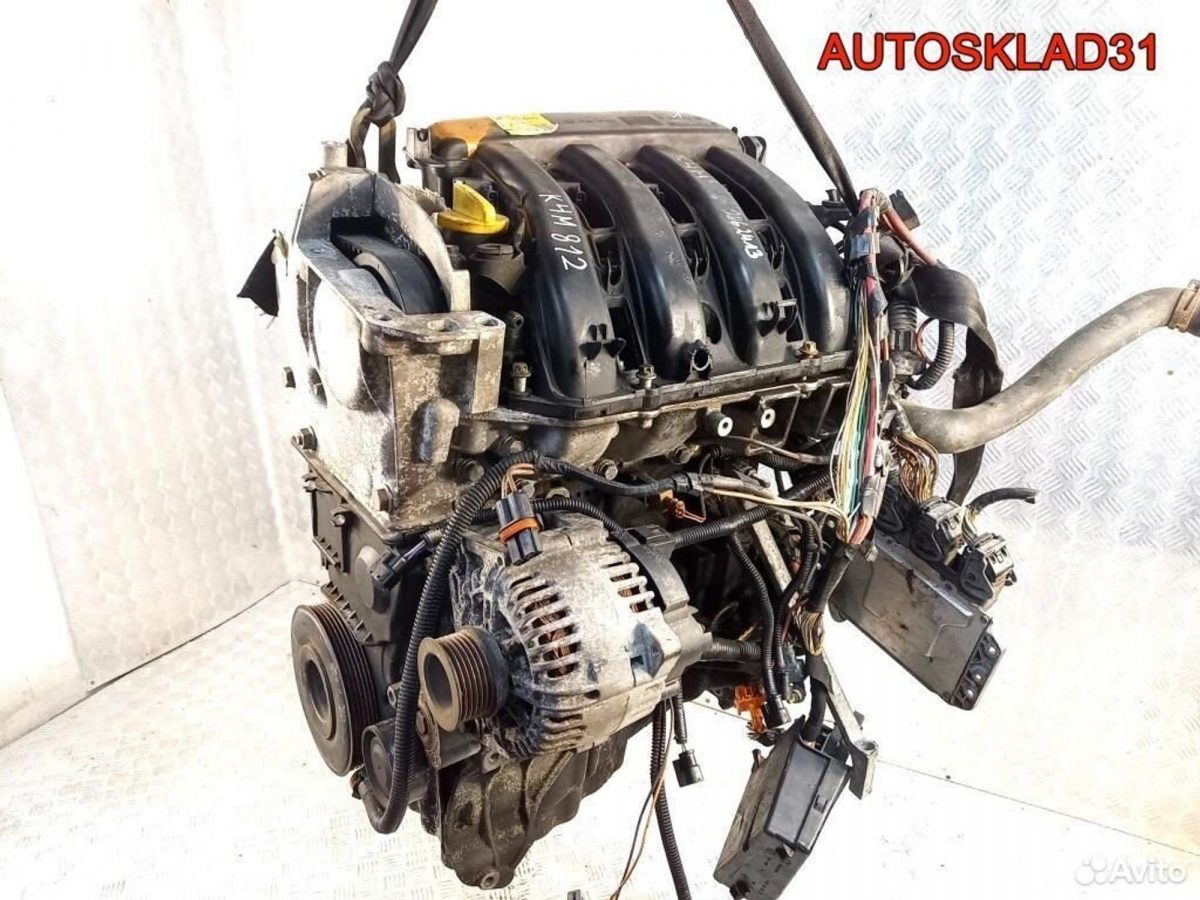 Двигатель K4M812 Renault Megane 2 1.6 Бензин - АвтоСклад31.рф - авторазборка контрактные б/у запчасти в г. Белгород