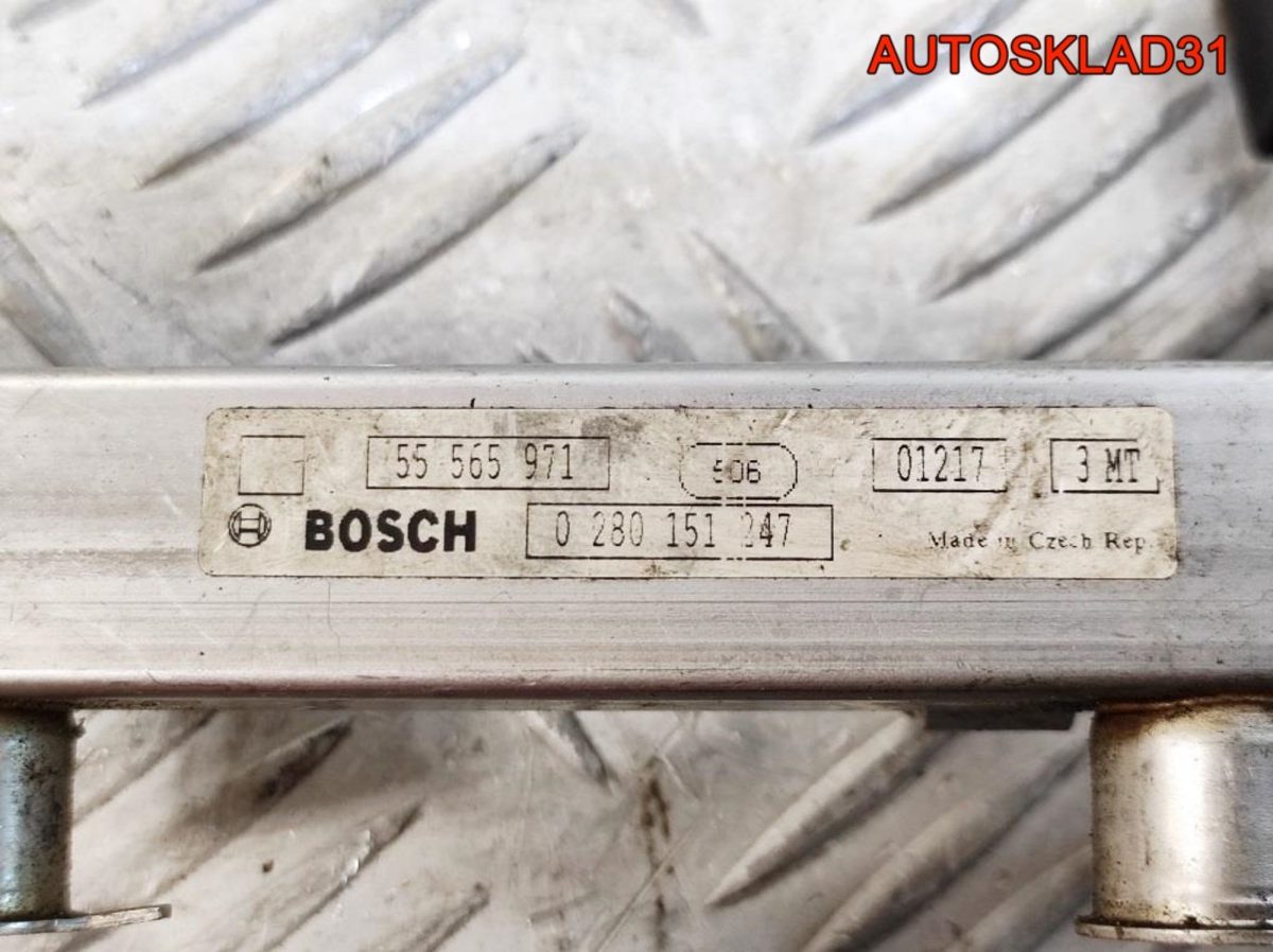 Рейка топливная Opel Astra J 1,4 A14NET 55565971 - АвтоСклад31.рф - авторазборка контрактные б/у запчасти в г. Белгород