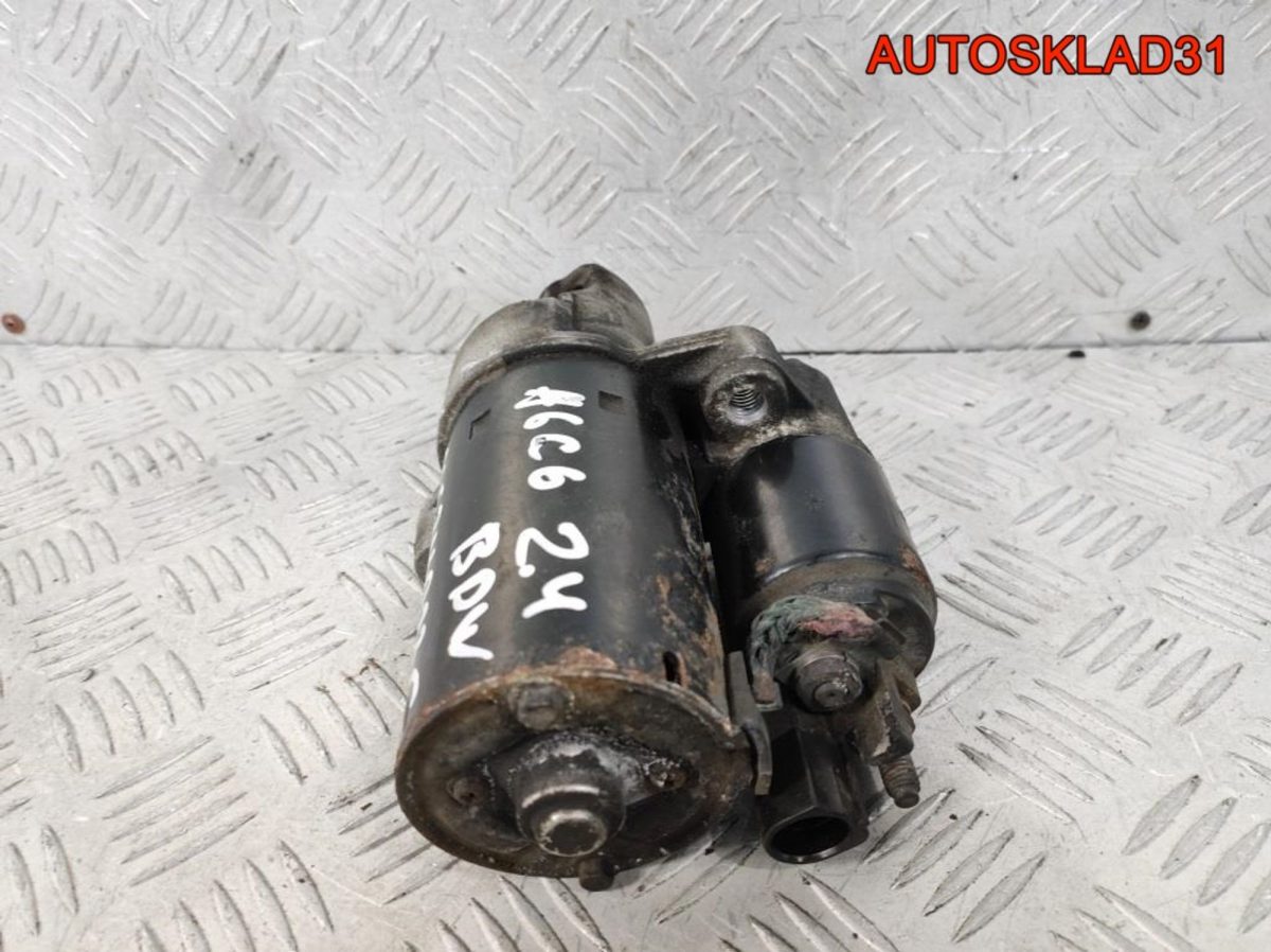 Стартер Audi A6 C6 2,4 BDW Бензин 06E911023C - АвтоСклад31.рф - авторазборка контрактные б/у запчасти в г. Белгород