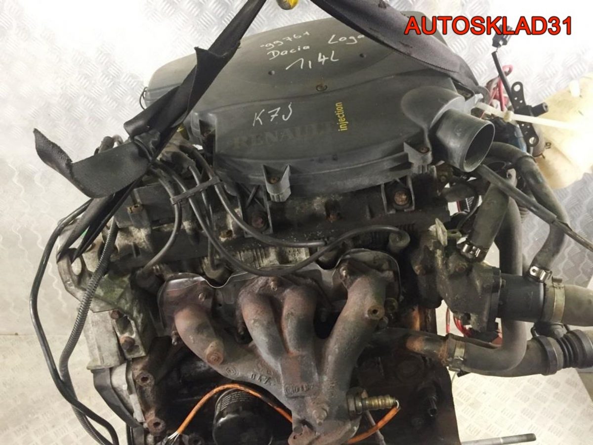 Двигатель K7J 710 Renault Logan 1.4 Бензин - АвтоСклад31.рф - авторазборка контрактные б/у запчасти в г. Белгород