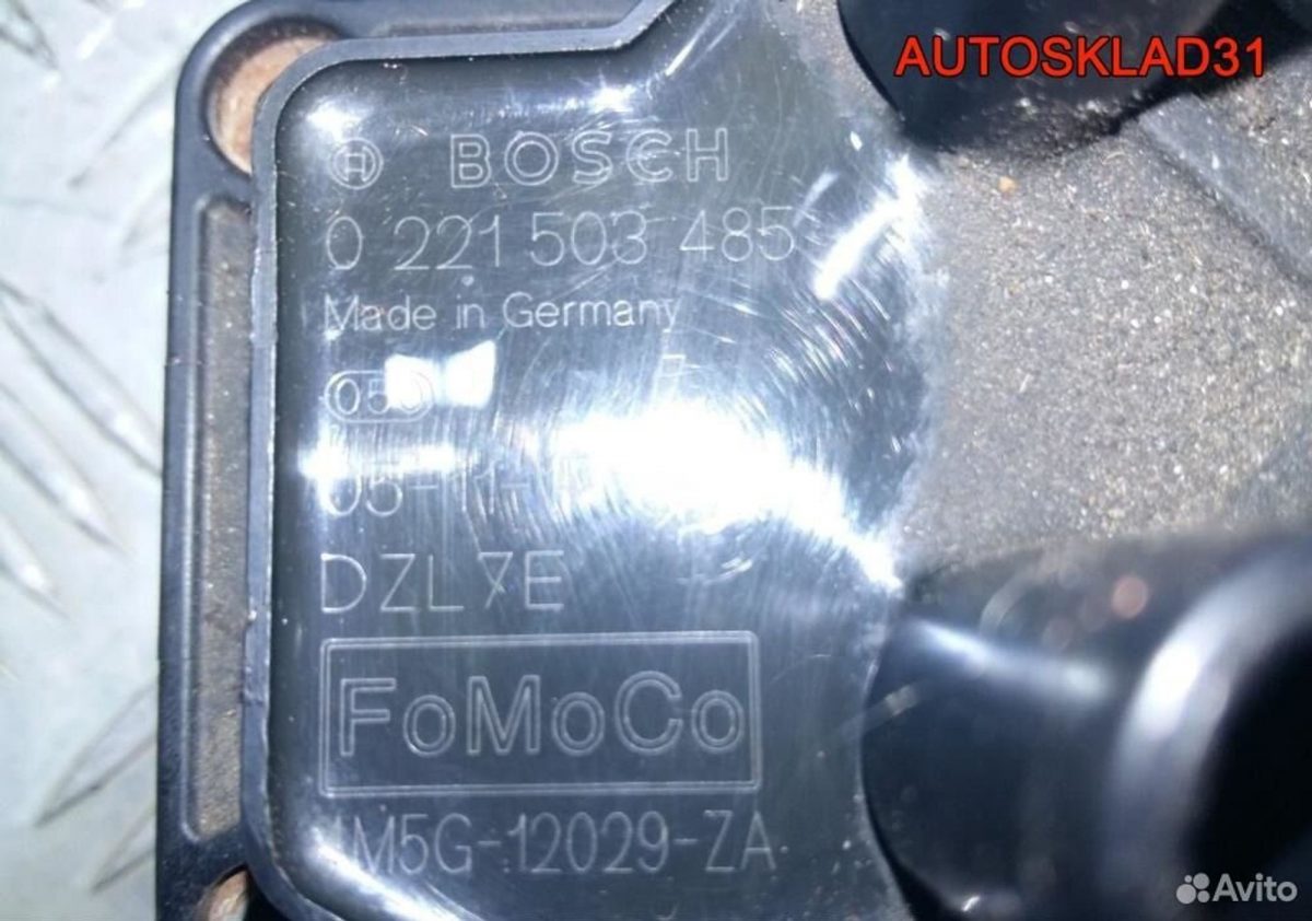 Катушка зажигания Ford Focus 1.6 4M5G12029ZA - АвтоСклад31.рф - авторазборка контрактные б/у запчасти в г. Белгород