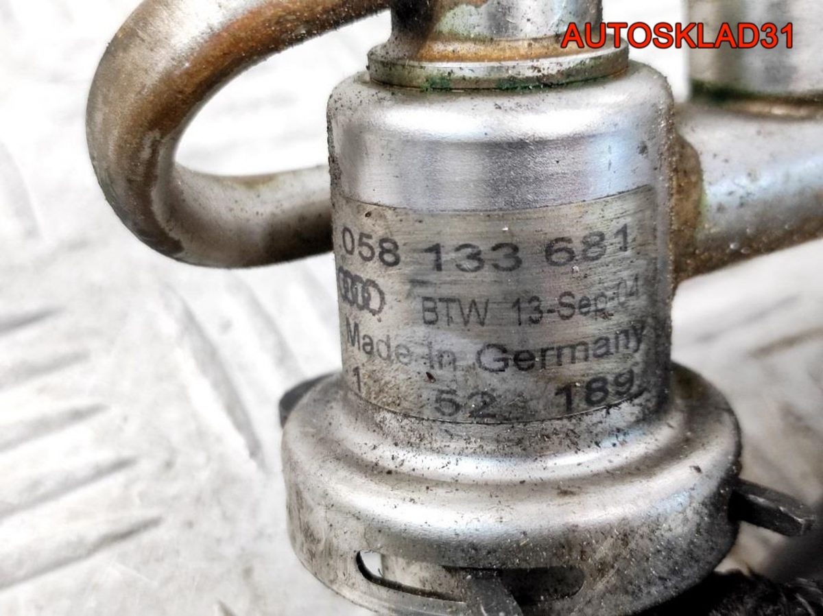 Рейка топливная Audi A4 B5 1,8 Бензин 058133681 - АвтоСклад31.рф - авторазборка контрактные б/у запчасти в г. Белгород
