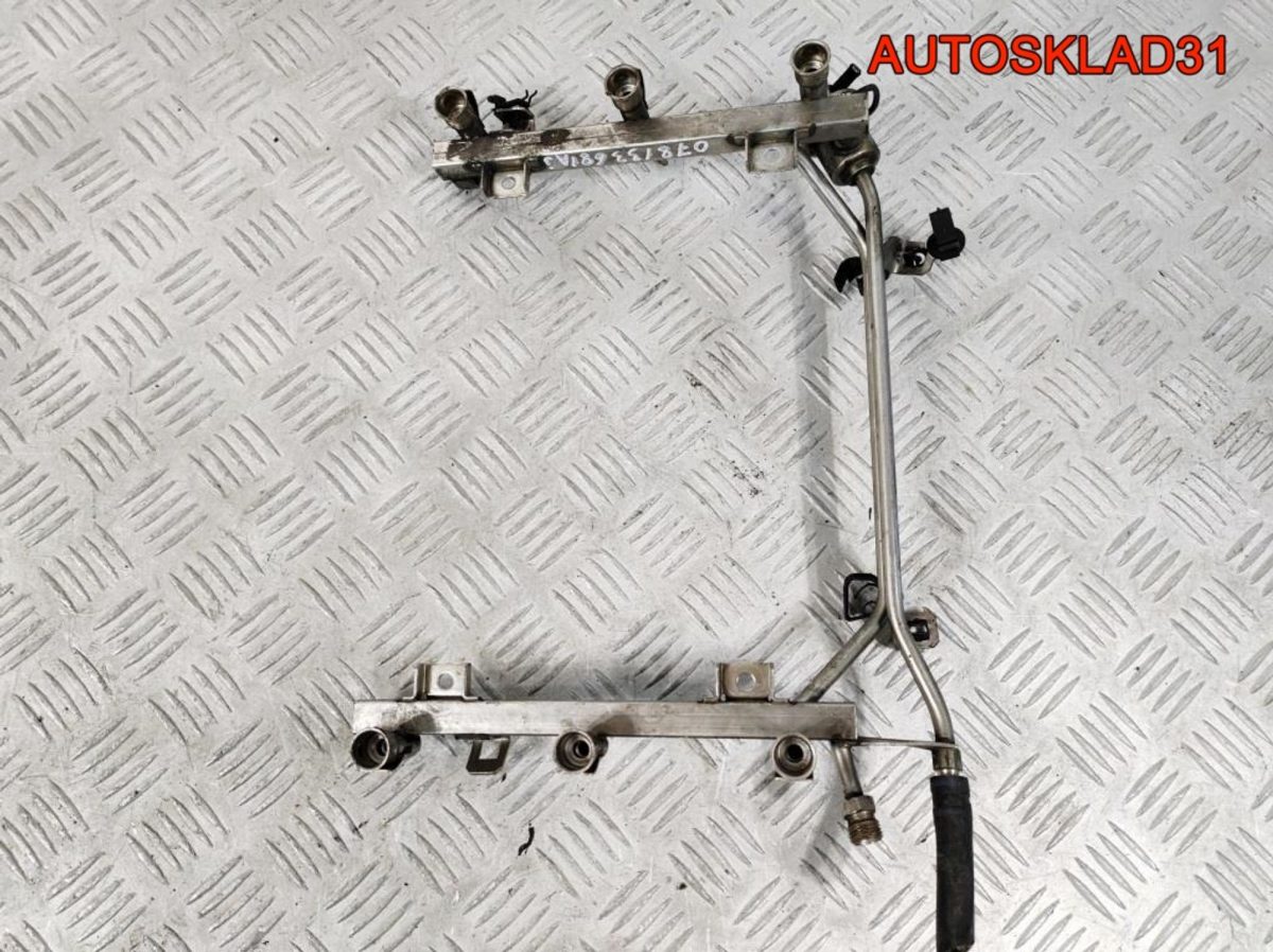 Рейка топливная Audi A6 C5 2,4 ALF 078133681AJ - АвтоСклад31.рф - авторазборка контрактные б/у запчасти в г. Белгород