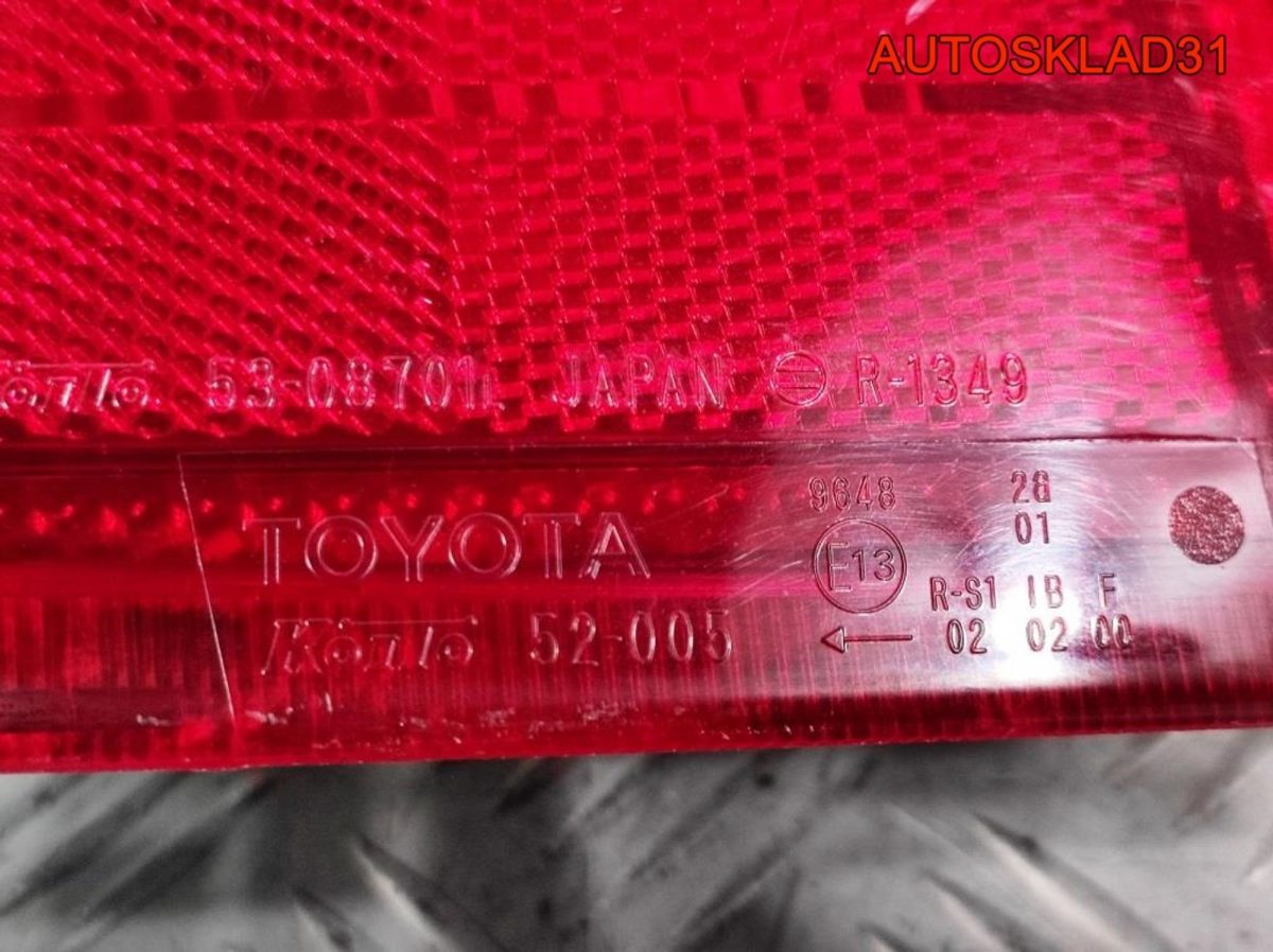 Фонарь задний левый Toyota Yaris 8156052120 - АвтоСклад31.рф - авторазборка контрактные б/у запчасти в г. Белгород