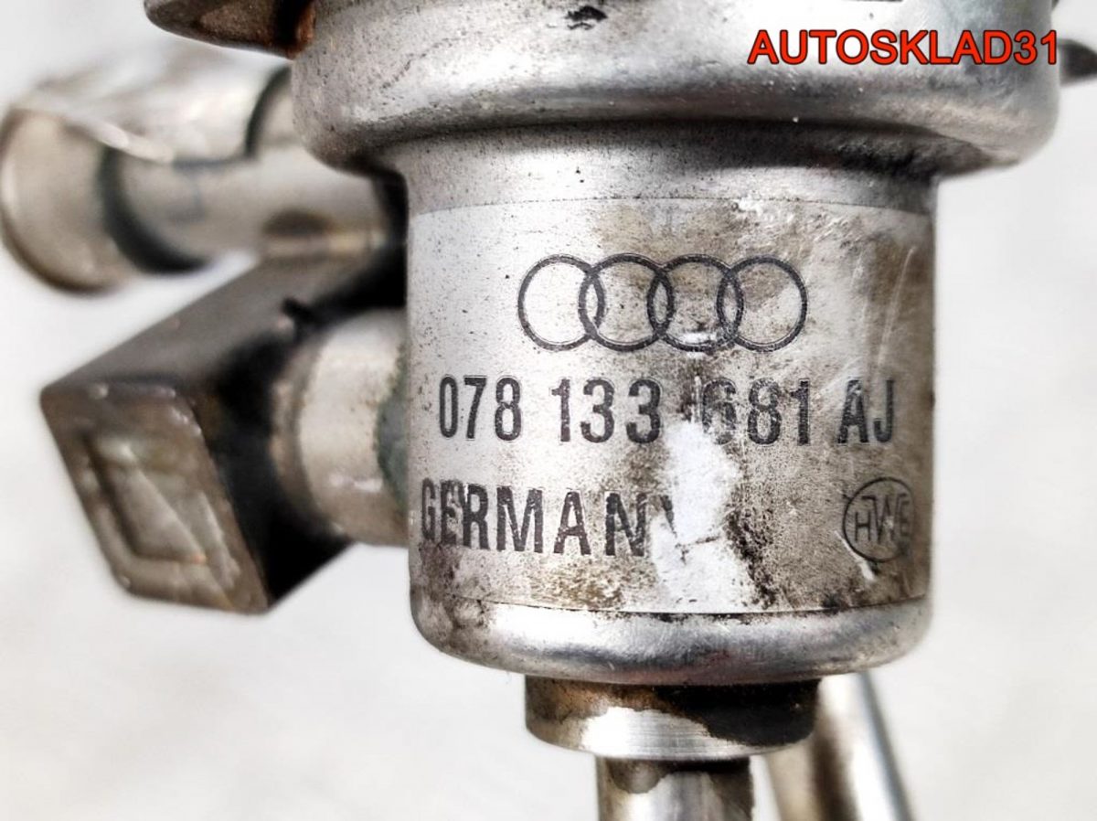 Рейка топливная Audi A6 C5 2,4 ALF 078133681AJ - АвтоСклад31.рф - авторазборка контрактные б/у запчасти в г. Белгород