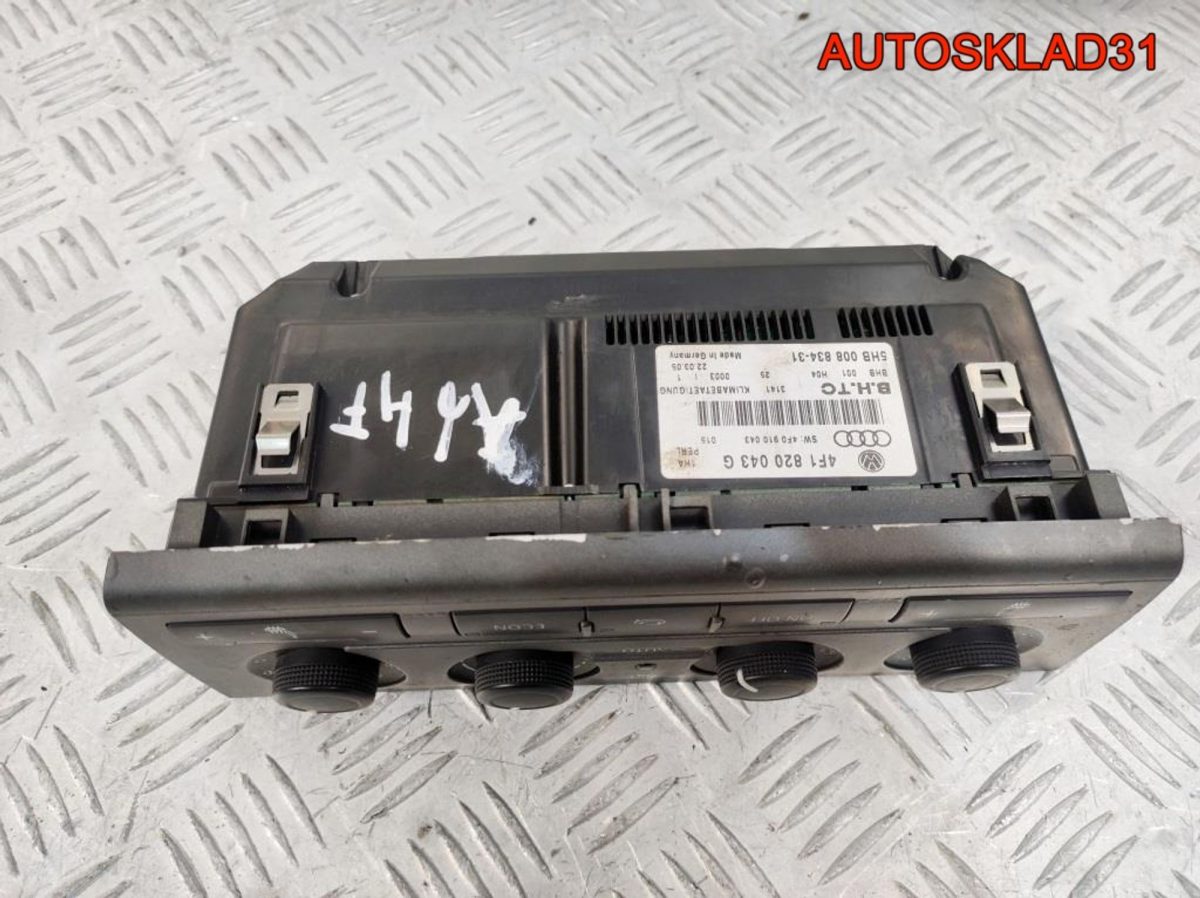 Блок управления климата Audi A6 C6 4F1820043G - АвтоСклад31.рф - авторазборка контрактные б/у запчасти в г. Белгород
