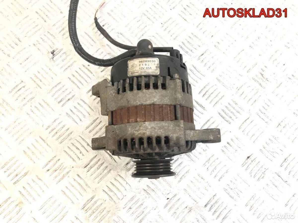Генератор 12V 65A Daewoo Matiz 1.0 B10S1 96289030 - АвтоСклад31.рф - авторазборка контрактные б/у запчасти в г. Белгород