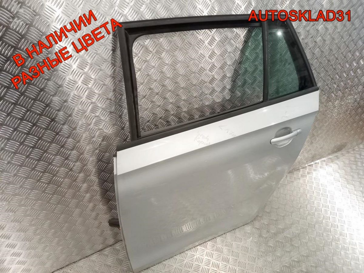 Дверь задняя левая Голая Skoda Rapid Combi - АвтоСклад31.рф - авторазборка контрактные б/у запчасти в г. Белгород