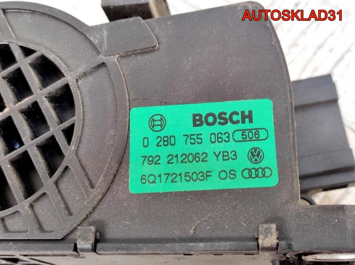 Педаль газа Skoda Fabia 1,4 Бензин 6Q1721503F - АвтоСклад31.рф - авторазборка контрактные б/у запчасти в г. Белгород