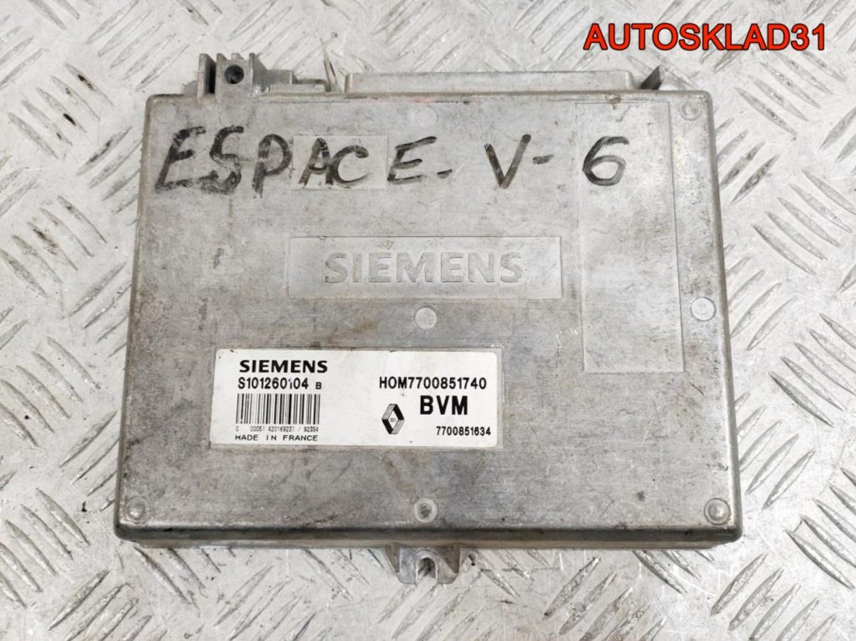 Блок ЭБУ Renault Espace 2 Бензин 7700851740 - АвтоСклад31.рф - авторазборка контрактные б/у запчасти в г. Белгород
