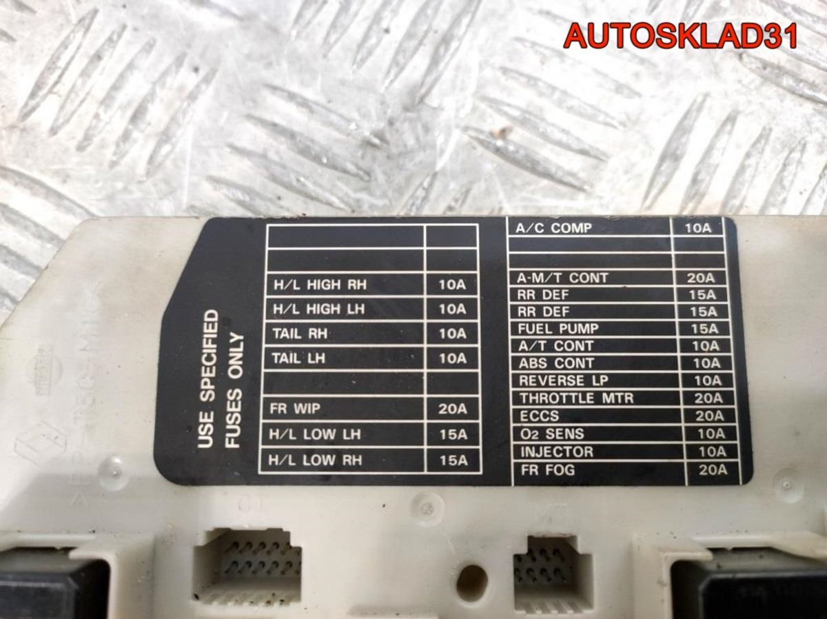 Блок предохранителей Nissan Micra K12 284B7AX61A - АвтоСклад31.рф - авторазборка контрактные б/у запчасти в г. Белгород