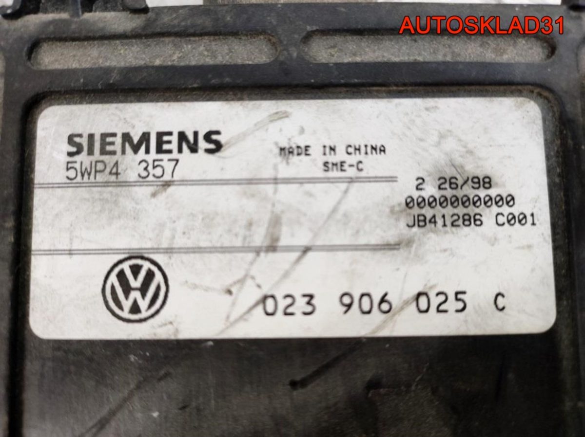 ЭБУ VW Transporter T4 2.5 AET Бензин 023906025C - АвтоСклад31.рф - авторазборка контрактные б/у запчасти в г. Белгород