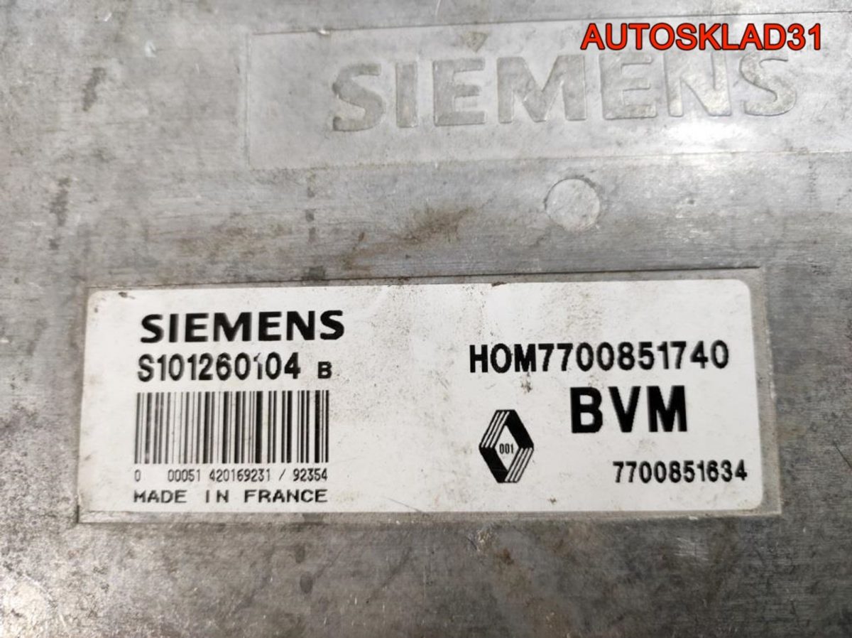 Блок ЭБУ Renault Espace 2 Бензин 7700851740 - АвтоСклад31.рф - авторазборка контрактные б/у запчасти в г. Белгород
