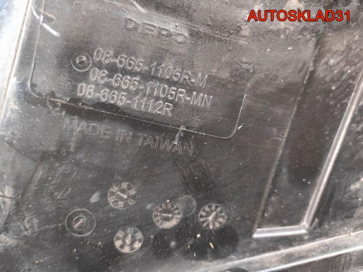 Фара левая Depo Skoda Fabia 086651105 - АвтоСклад31.рф - авторазборка контрактные б/у запчасти в г. Белгород