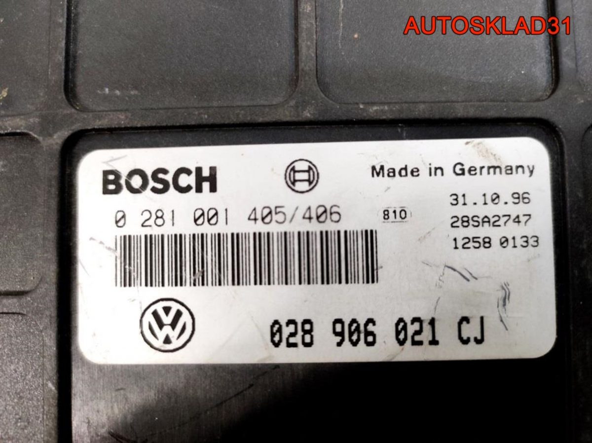 Блок ЭБУ VW Polo Classic 1,9 SDI 028906021CJ - АвтоСклад31.рф - авторазборка контрактные б/у запчасти в г. Белгород
