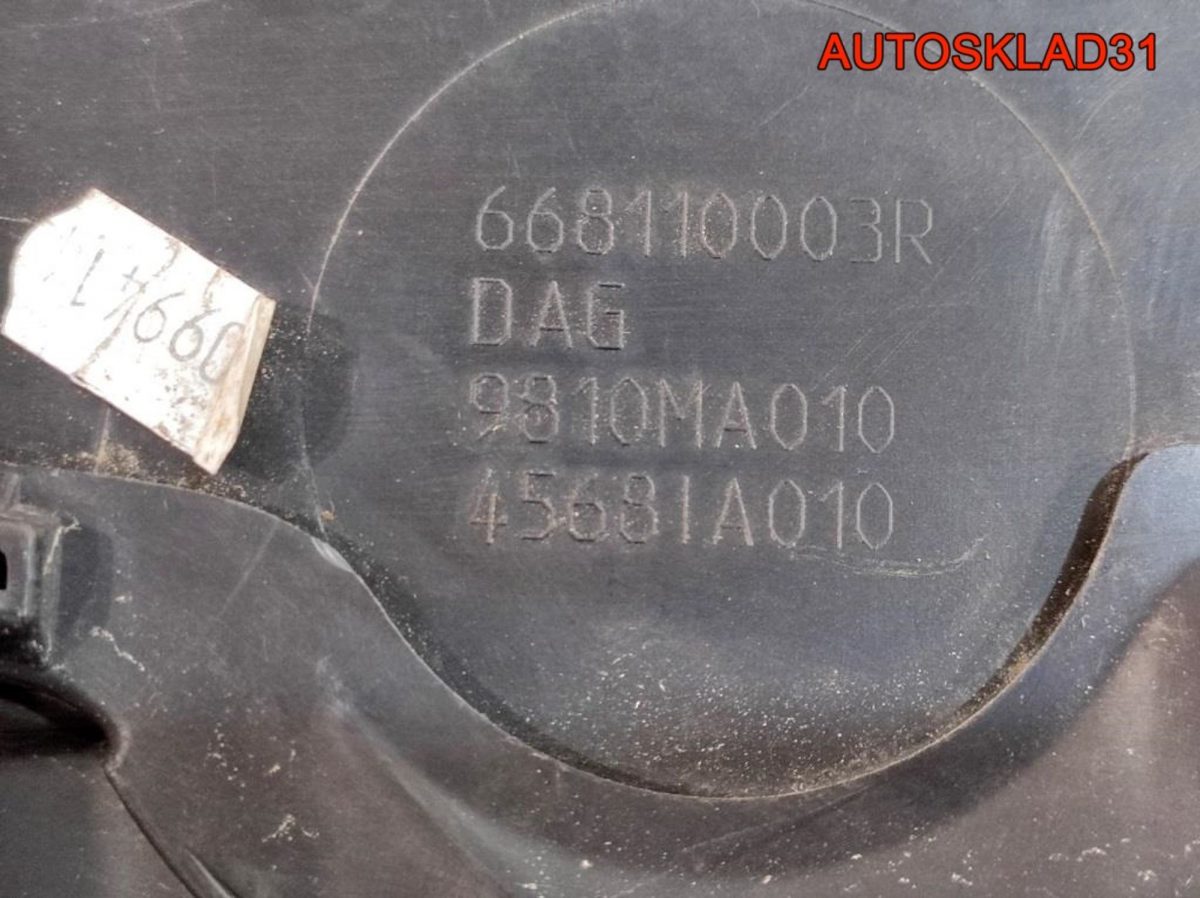 Решетка стеклоочистителя Renault Megane 3 668110003R - АвтоСклад31.рф - авторазборка контрактные б/у запчасти в г. Белгород