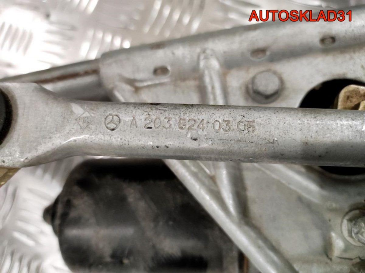 Трапеция дворников Mercedes W203 A2038240305 - АвтоСклад31.рф - авторазборка контрактные б/у запчасти в г. Белгород