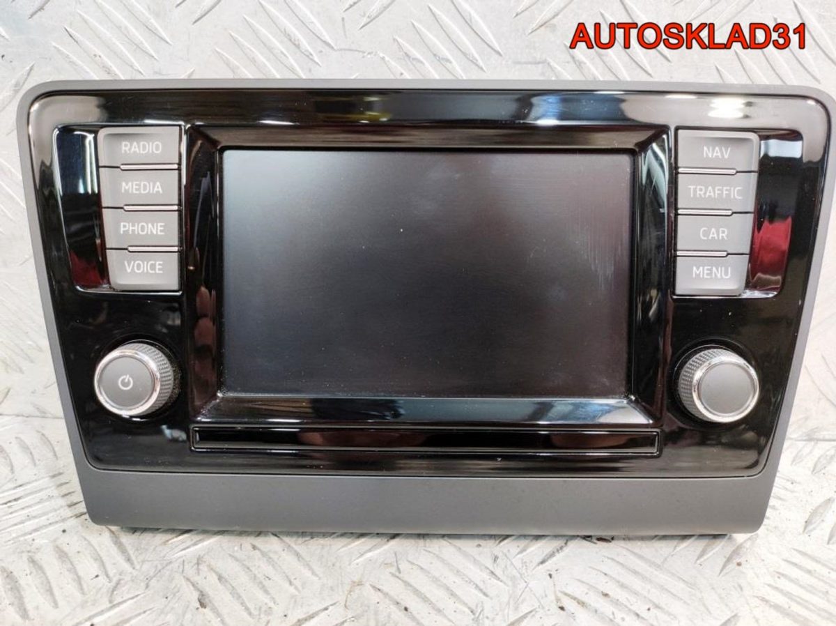 Магнитола Skoda Rapid 5JA919604A - АвтоСклад31.рф - авторазборка контрактные б/у запчасти в г. Белгород