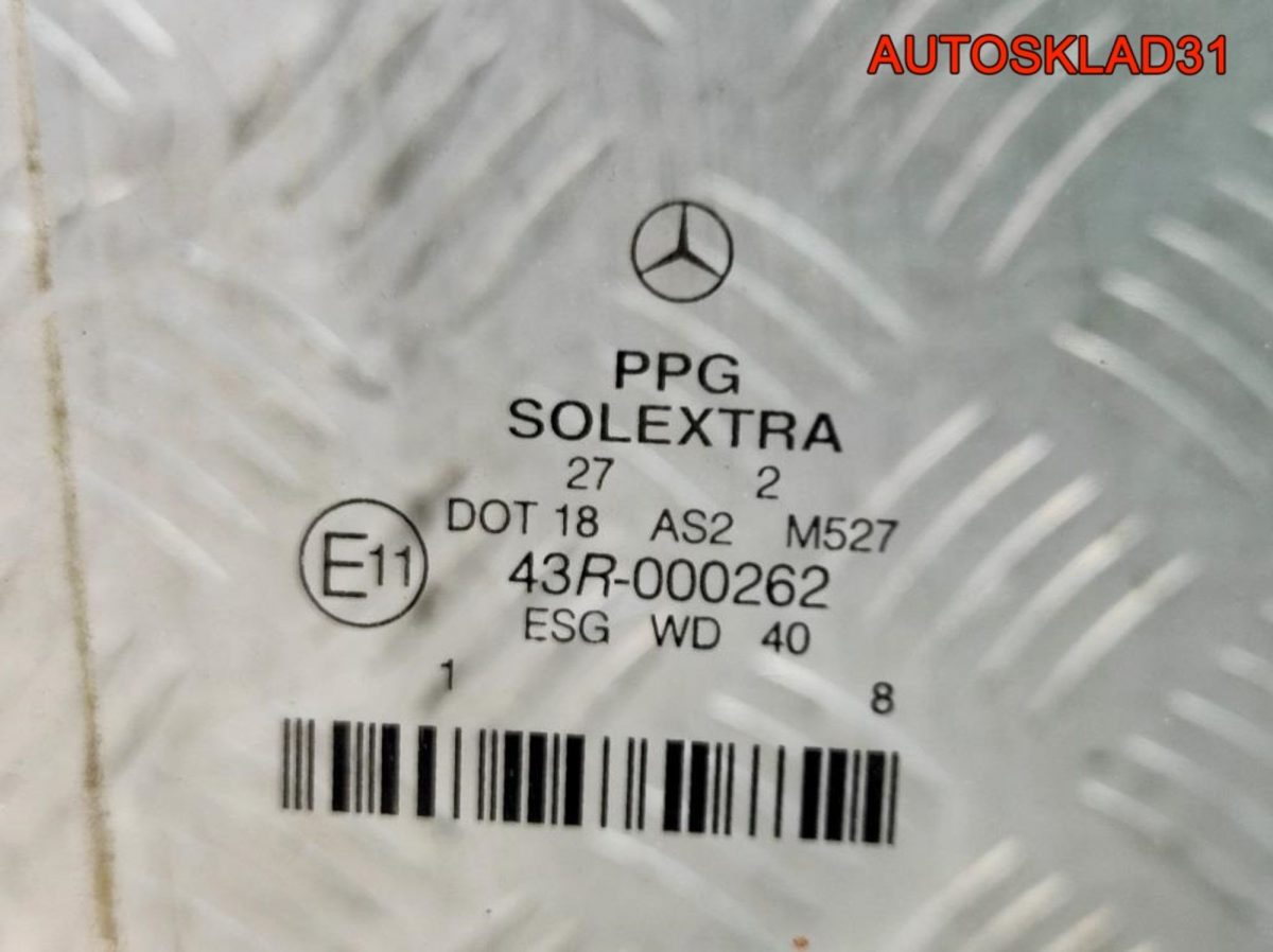 Стекло двери задней правой Mercedes W211 Седан - АвтоСклад31.рф - авторазборка контрактные б/у запчасти в г. Белгород